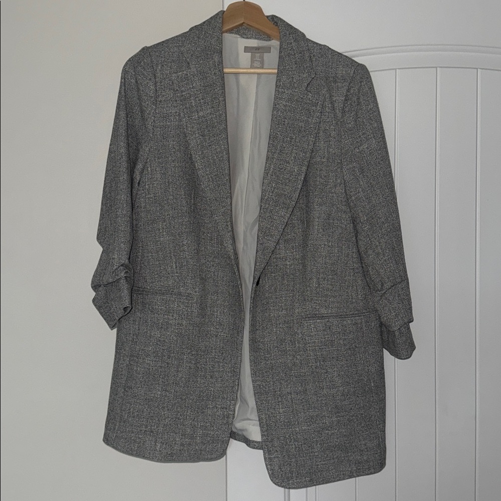 H&M Textured Gray Jacket